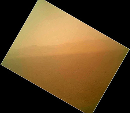 mars curiosity color